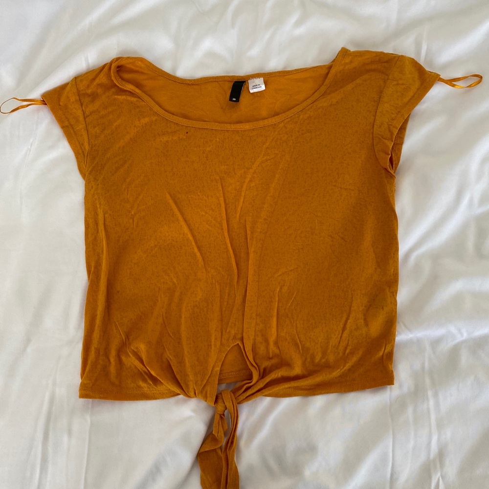 Orange Crop Top